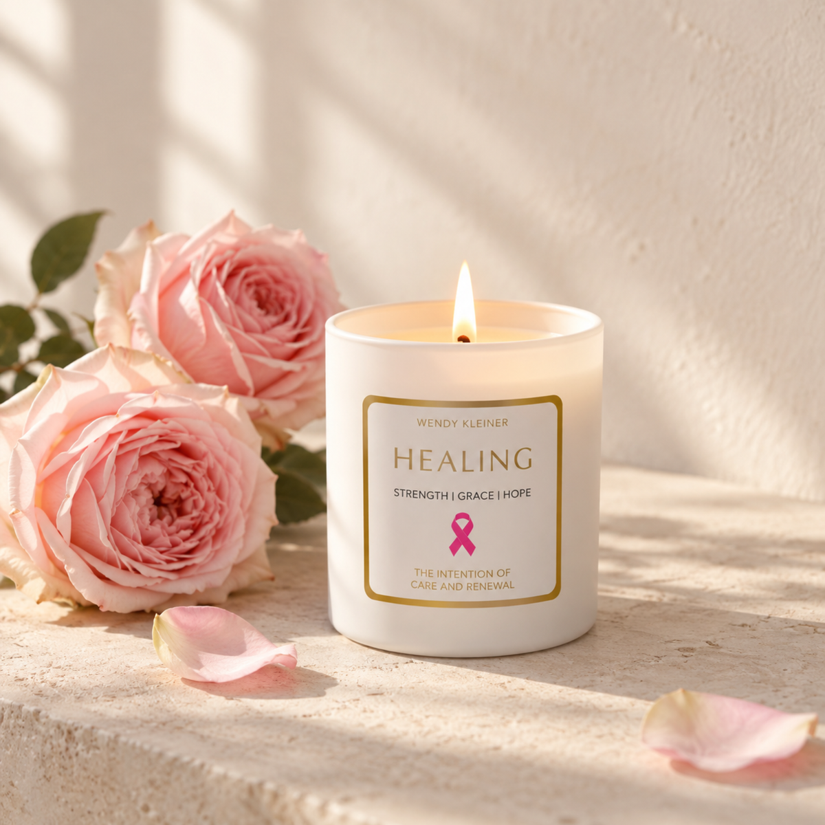 HEALING CANDLE | BREAST CANCER AWARENESS EDITION