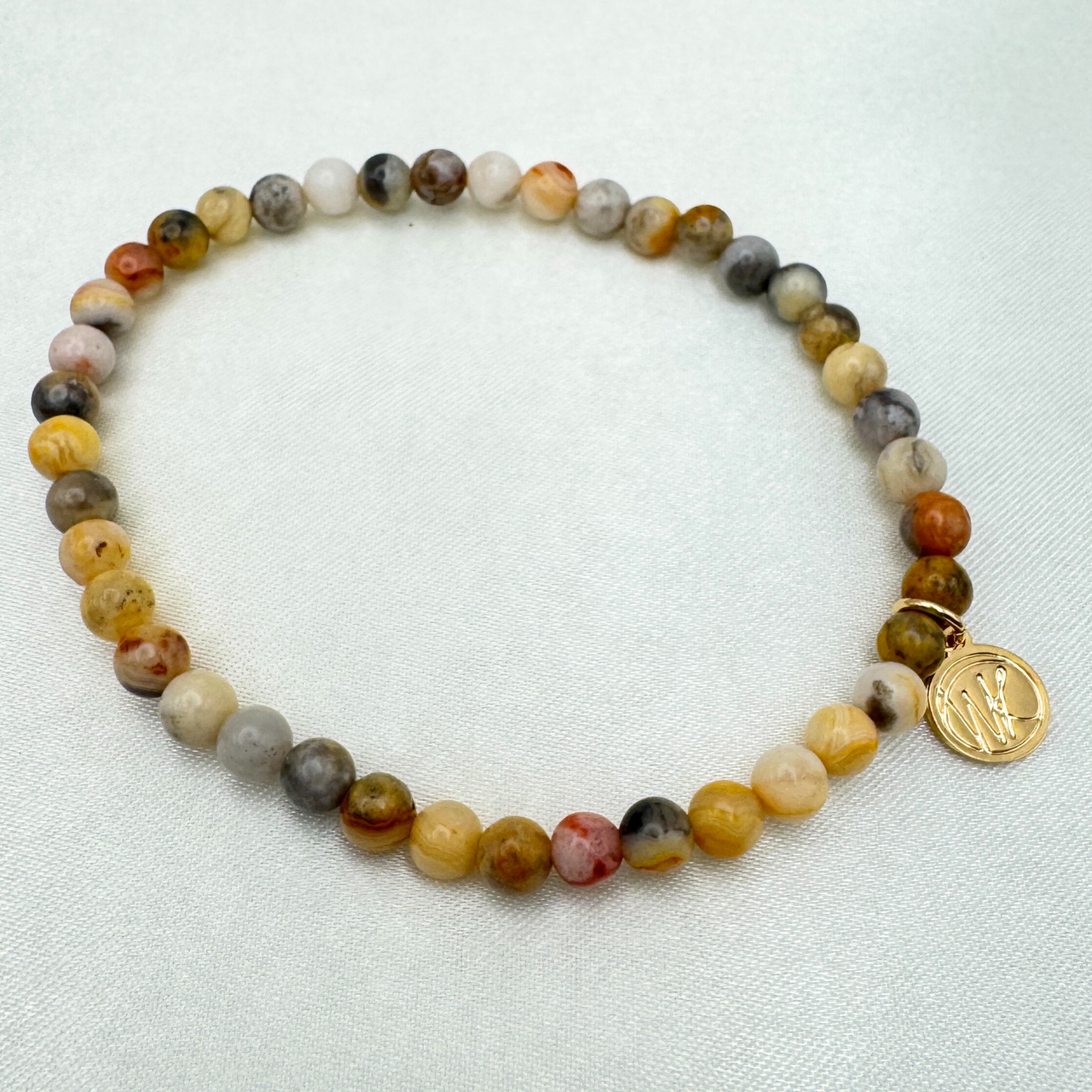 Crazy Lace Agate Bracelet