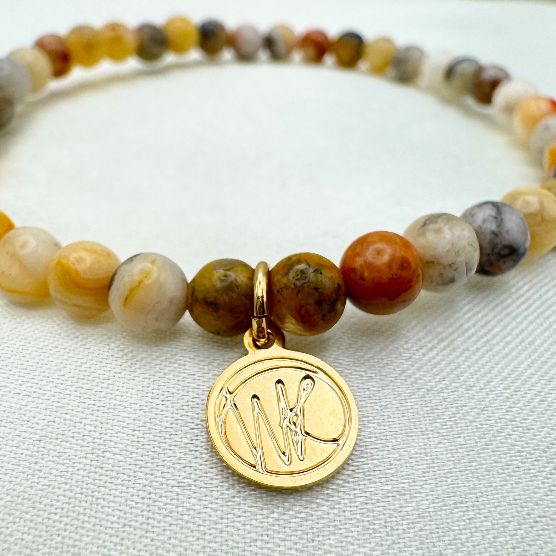 Crazy Lace Agate Bracelet
