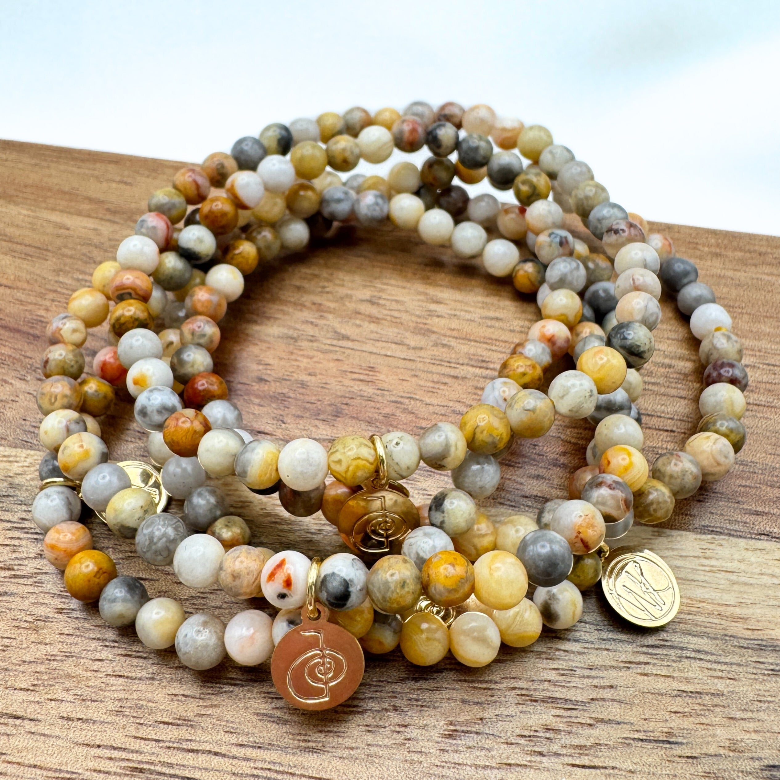 Crazy Lace Agate Bracelet