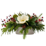 Happy Holiday Gather arrangement, detail view