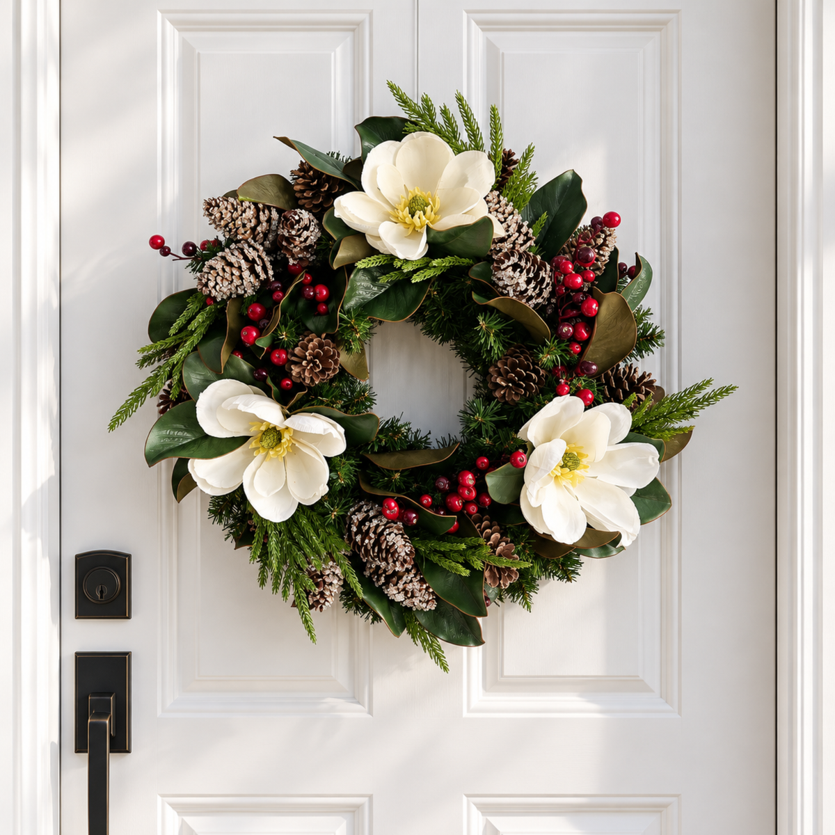Holiday Happy Wreath holiday floral arrangement