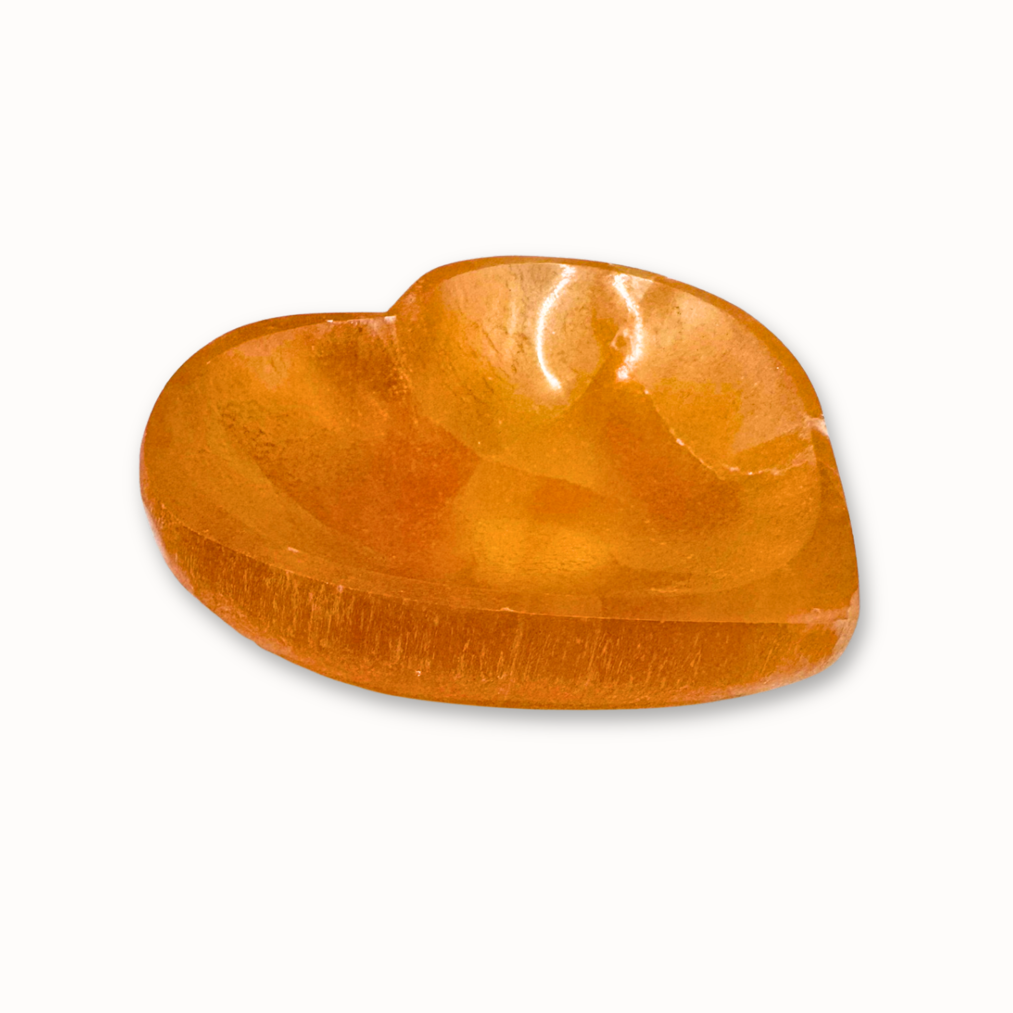ORANGE SELENITE BOWL