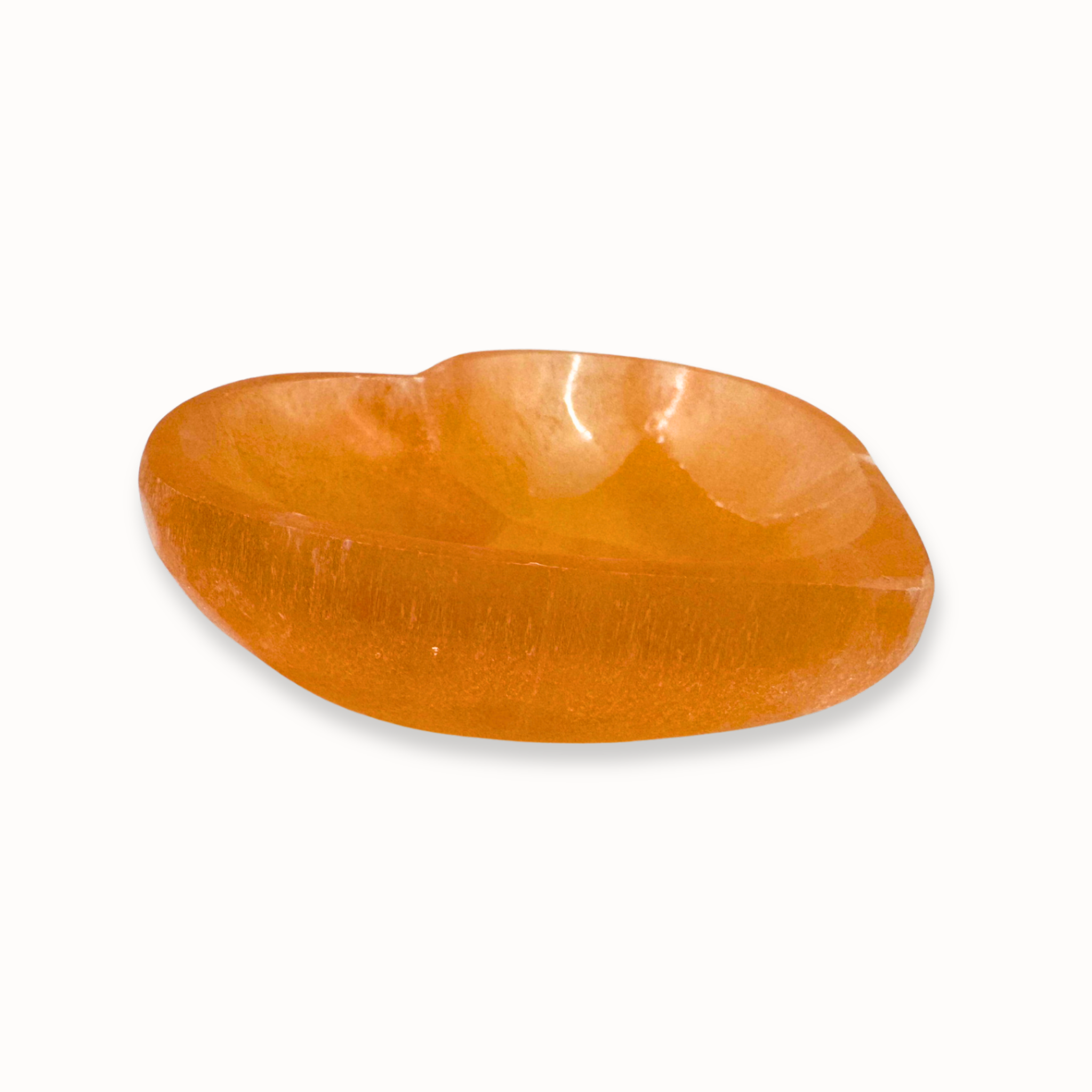 ORANGE SELENITE BOWL