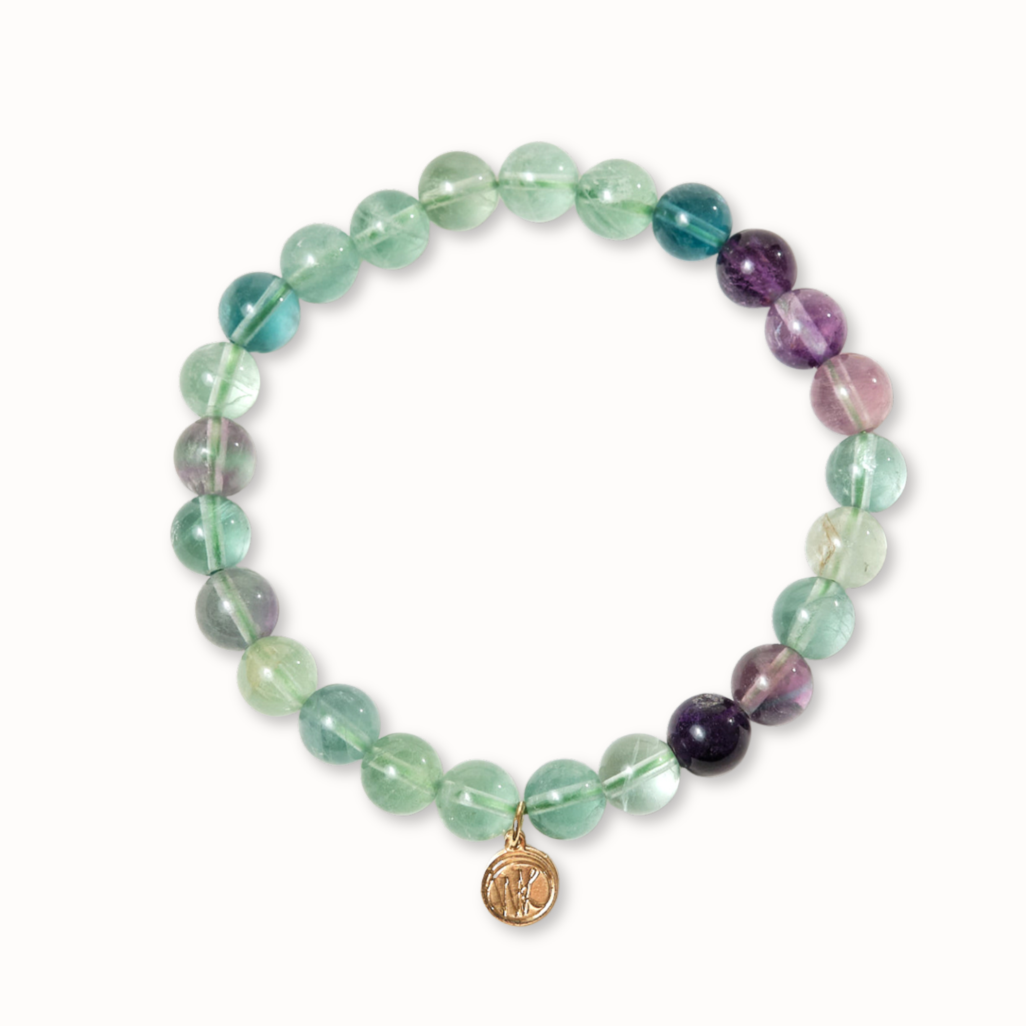RAINBOW FLUORITE LARGE | 8mm