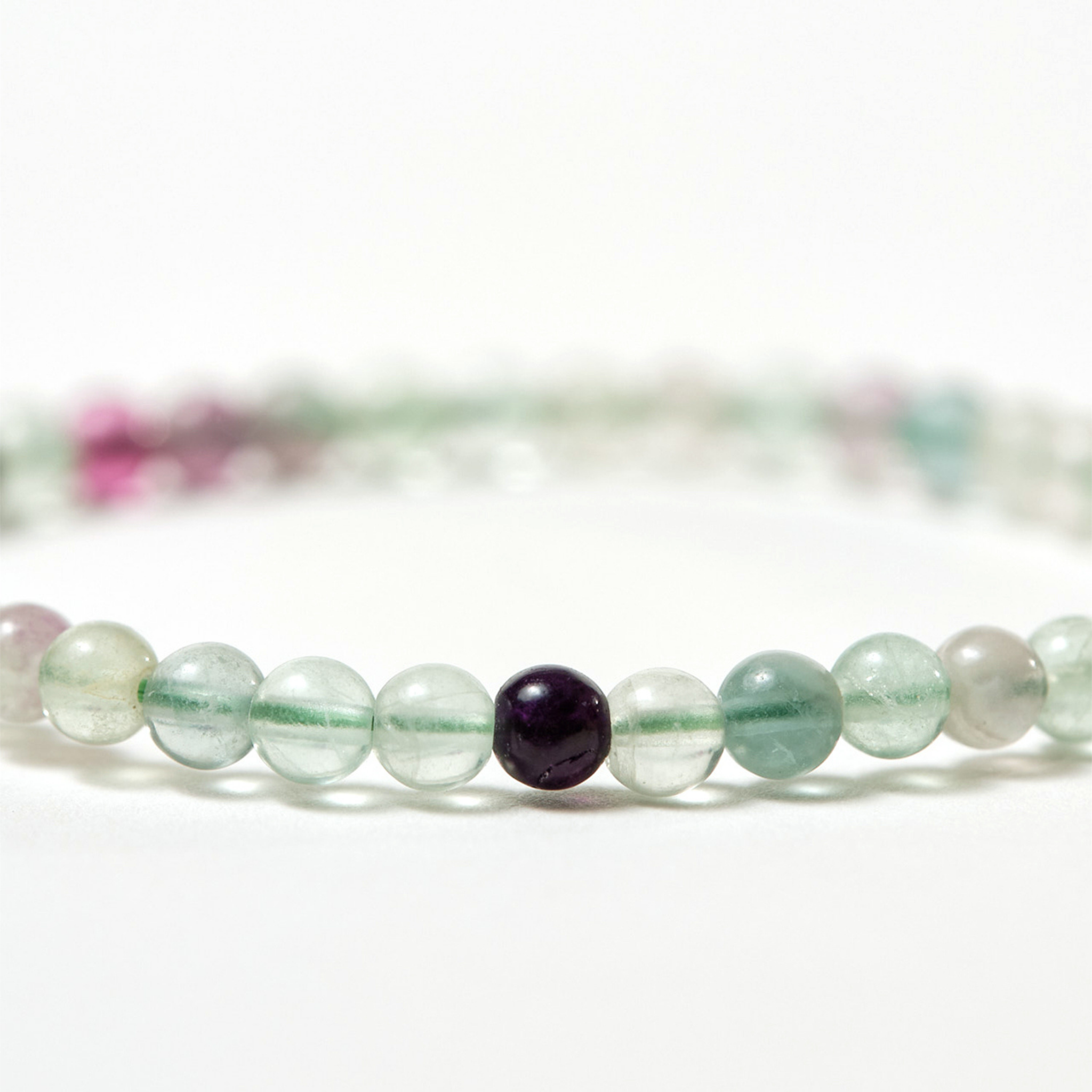 RAINBOW FLUORITE SMALL | 4mm