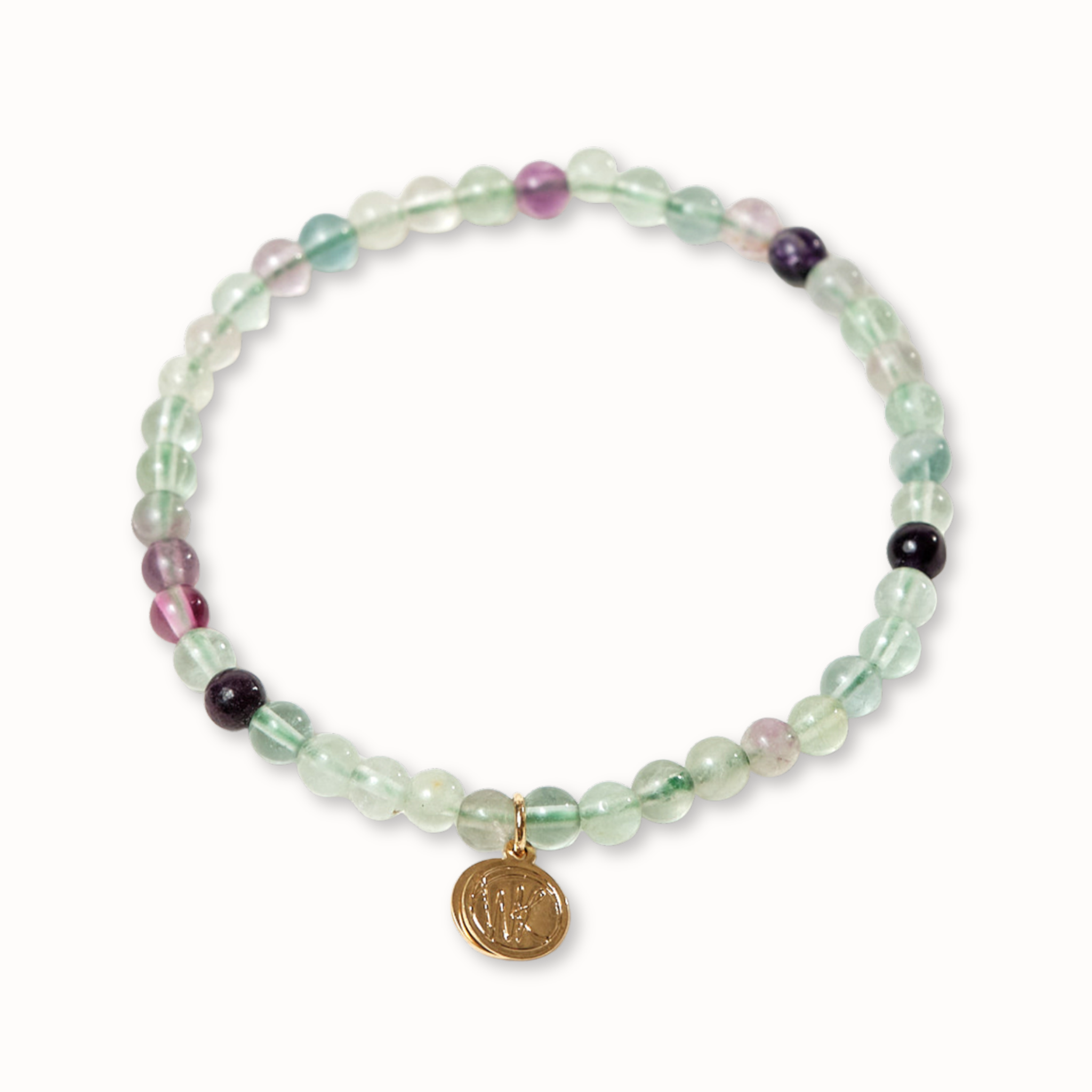 RAINBOW FLUORITE SMALL | 4mm