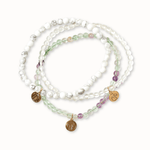 CLEARING CRYSTAL BRACELET STACK - WENDY KLEINERWENDY KLEINER