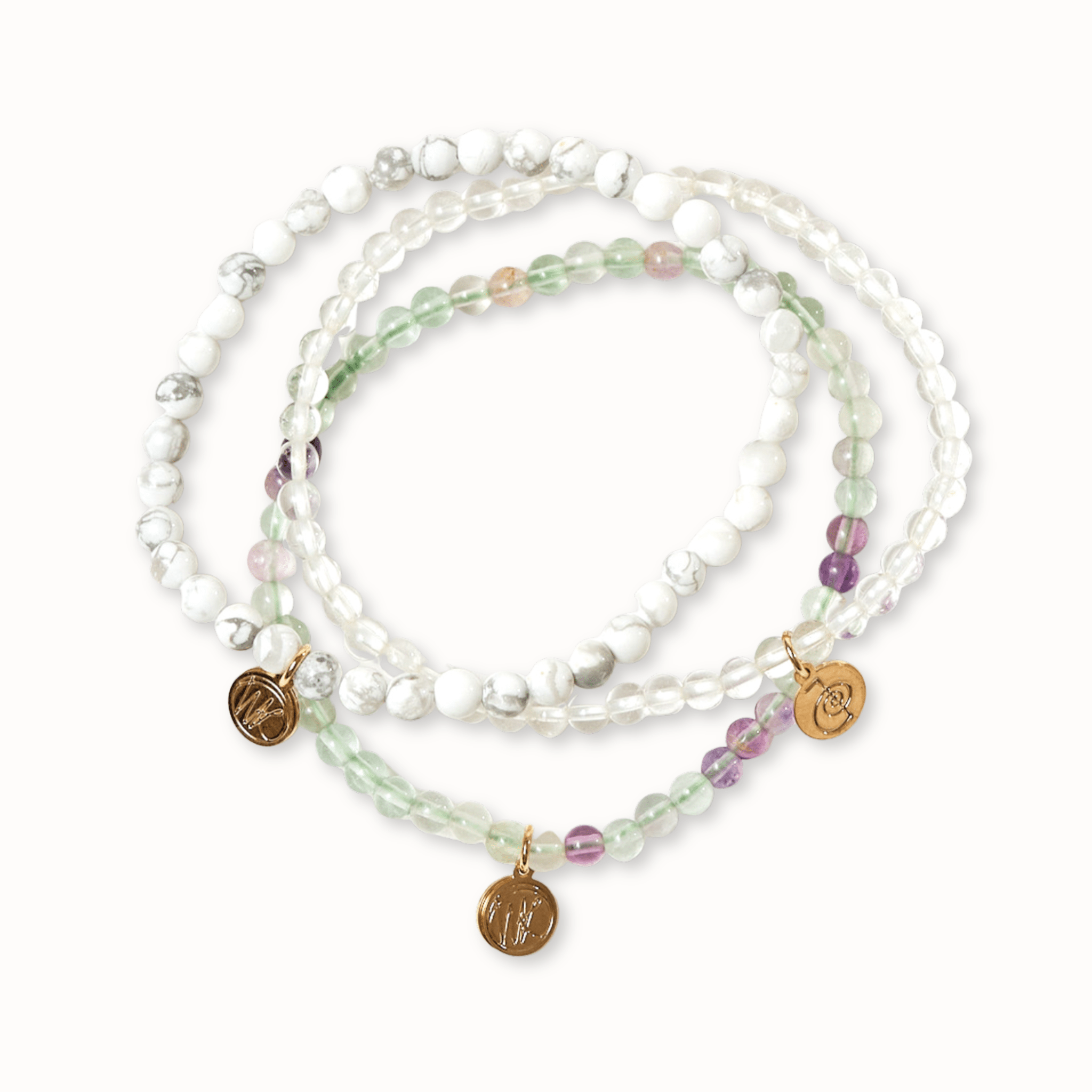 CLEARING CRYSTAL BRACELET STACK - WENDY KLEINERWENDY KLEINER