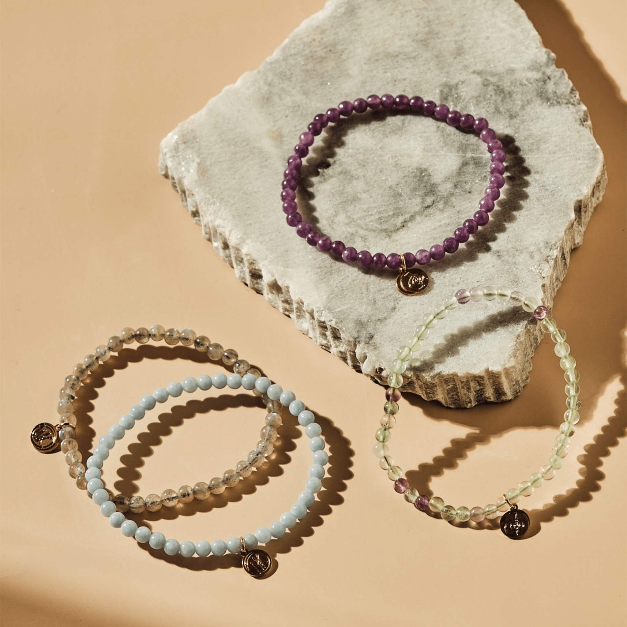 HEALING CRYSTAL BRACELET STACK - WENDY KLEINERWENDY KLEINER