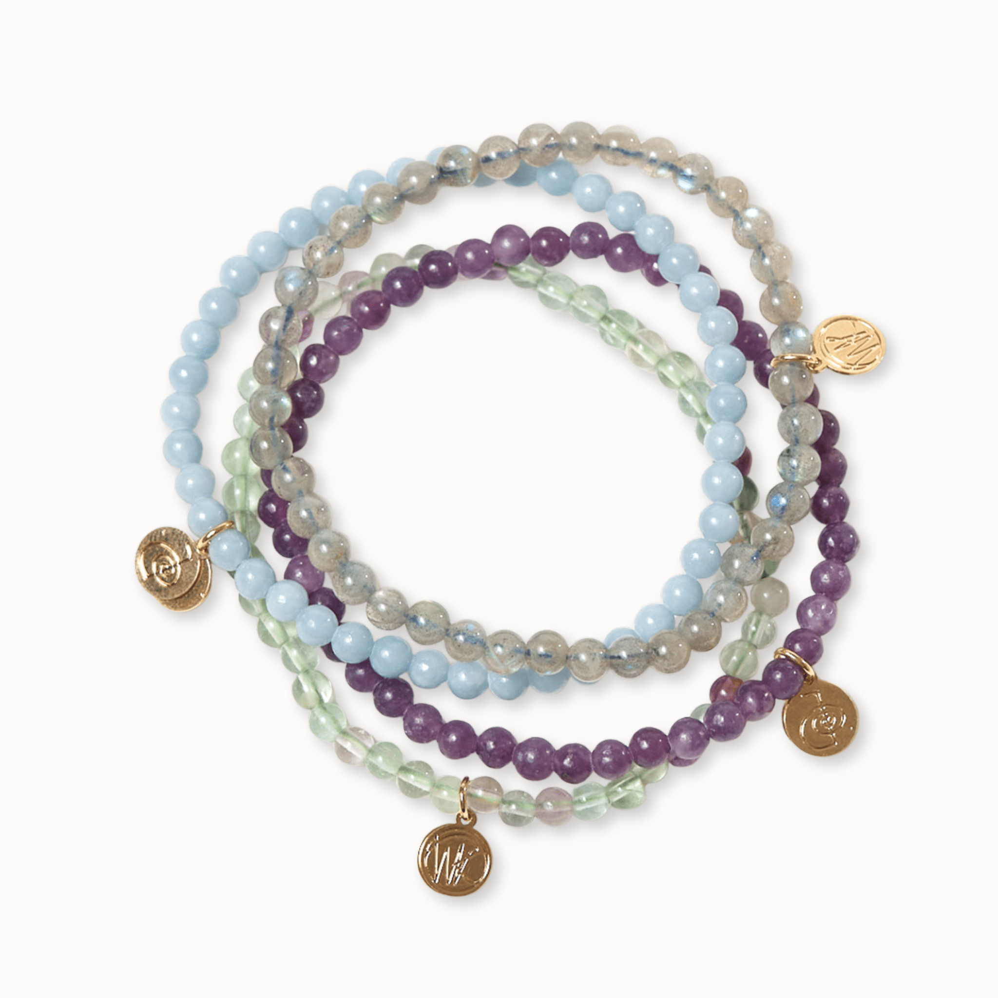 HEALING CRYSTAL BRACELET STACK - WENDY KLEINERWENDY KLEINER