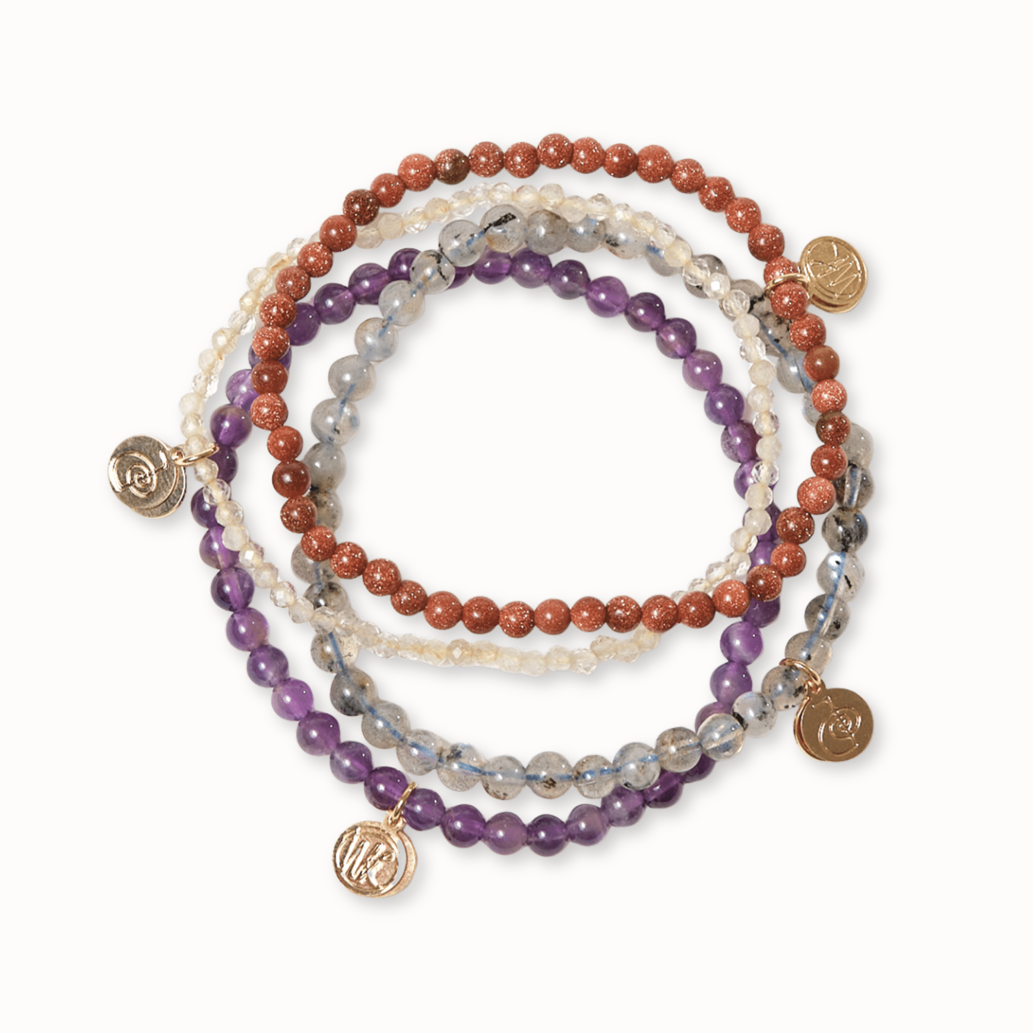 ILLUMINATION CRYSTAL BRACELET STACK - WENDY KLEINERWENDY KLEINER