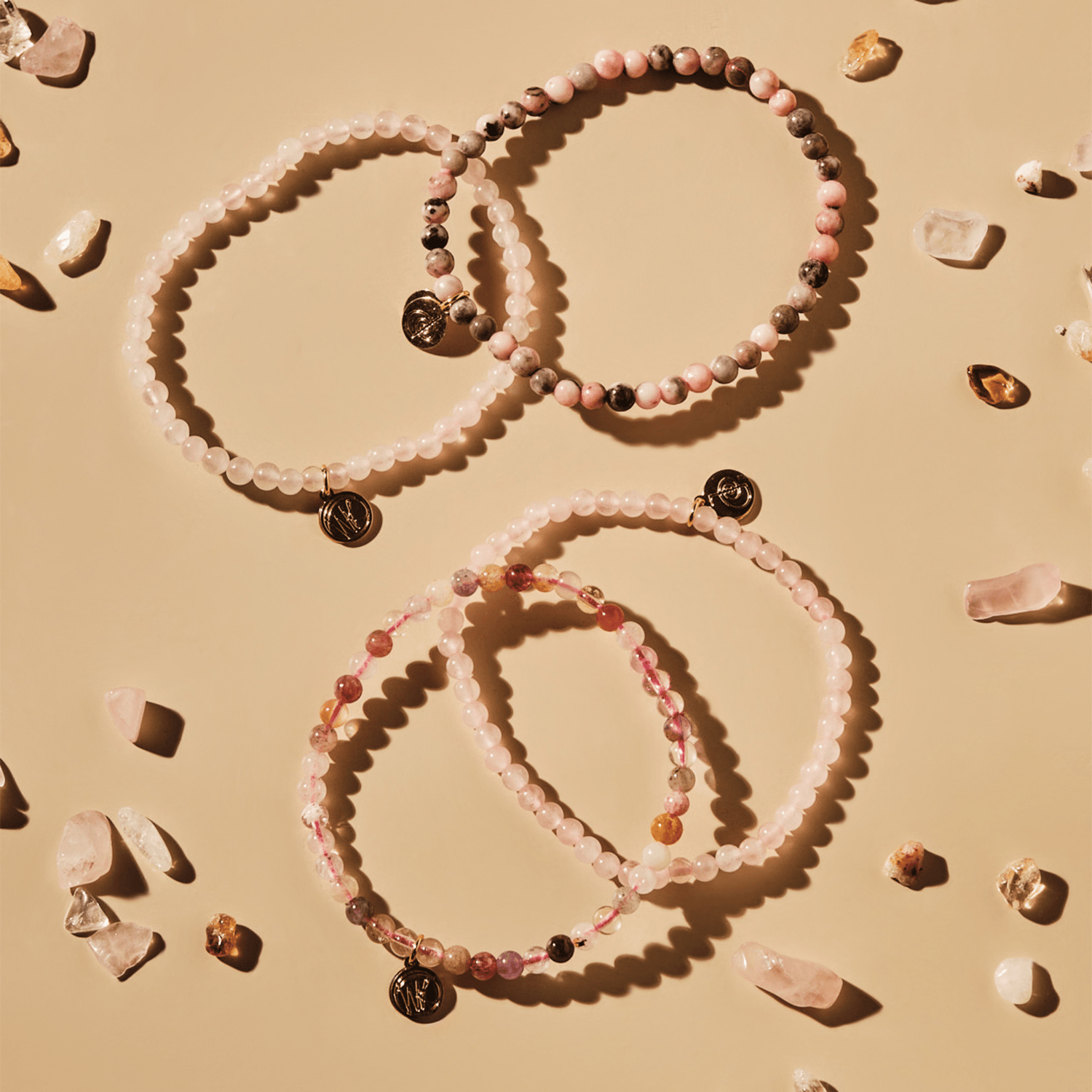 LOVE CRYSTAL BRACELET STACK - WENDY KLEINERWENDY KLEINER