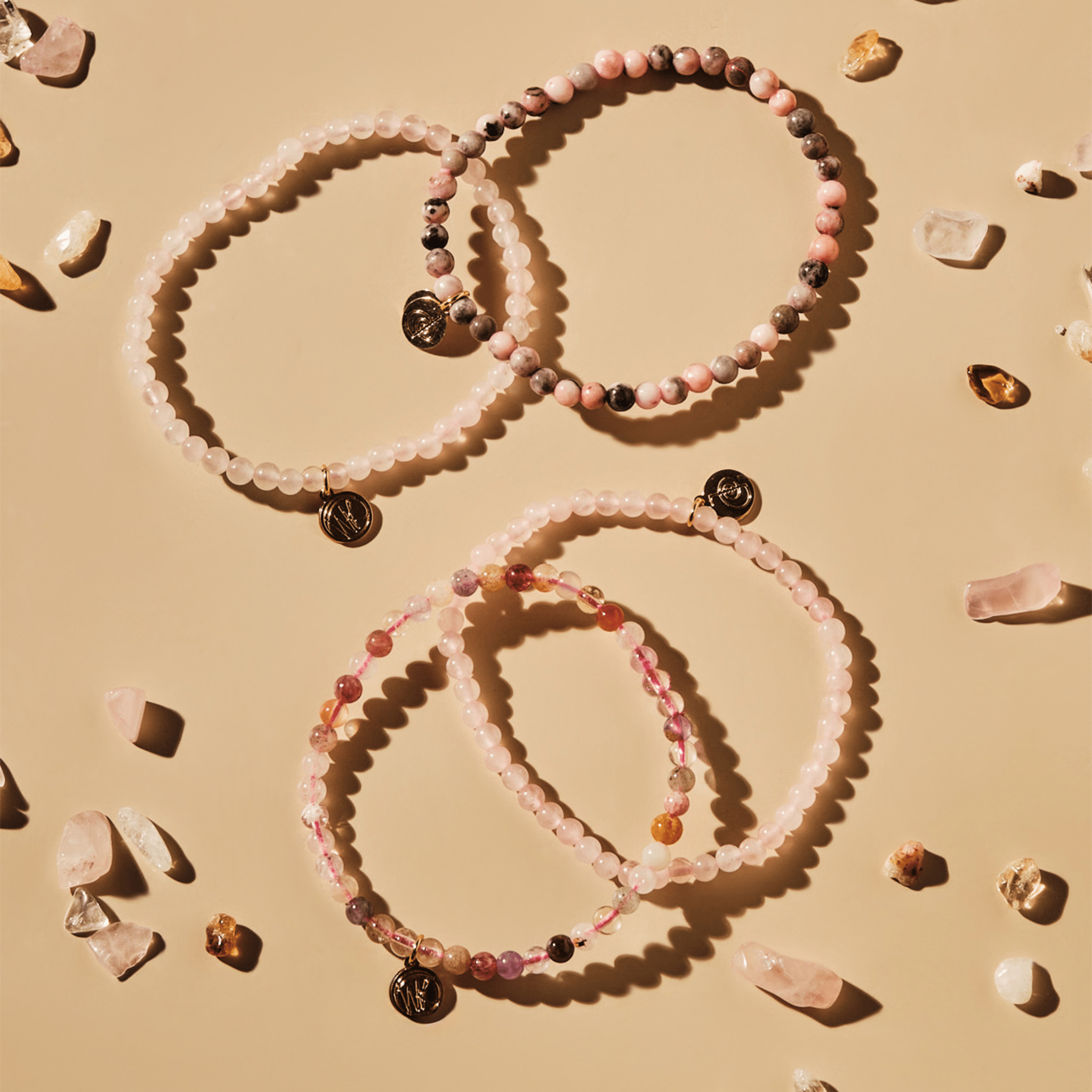 LOVE CRYSTAL BRACELET STACK - WENDY KLEINERWENDY KLEINER