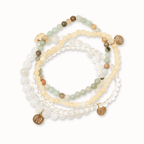 NEW BEGINNINGS CRYSTAL BRACELET STACK - WENDY KLEINERWENDY KLEINER