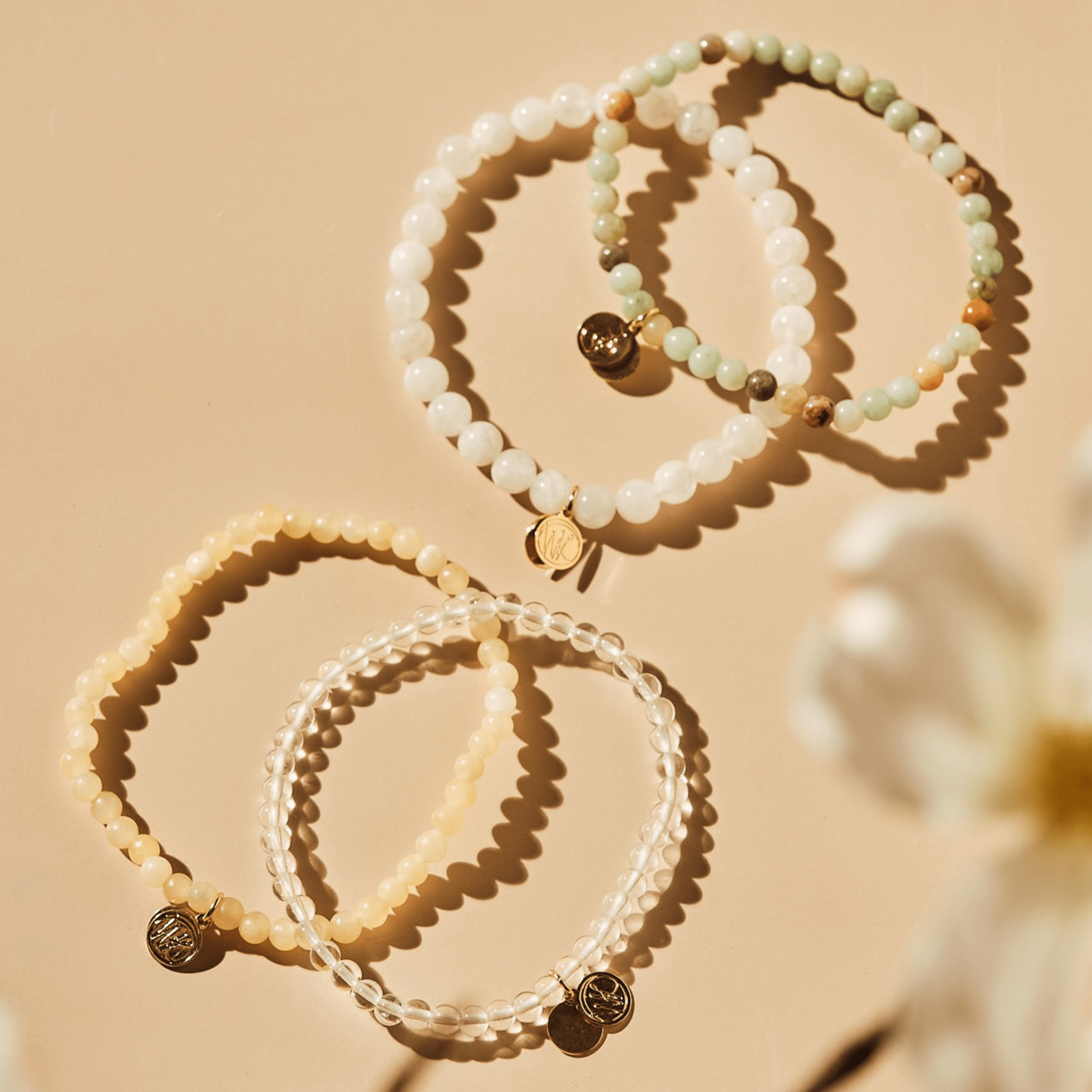 NEW BEGINNINGS CRYSTAL BRACELET STACK - WENDY KLEINERWENDY KLEINER