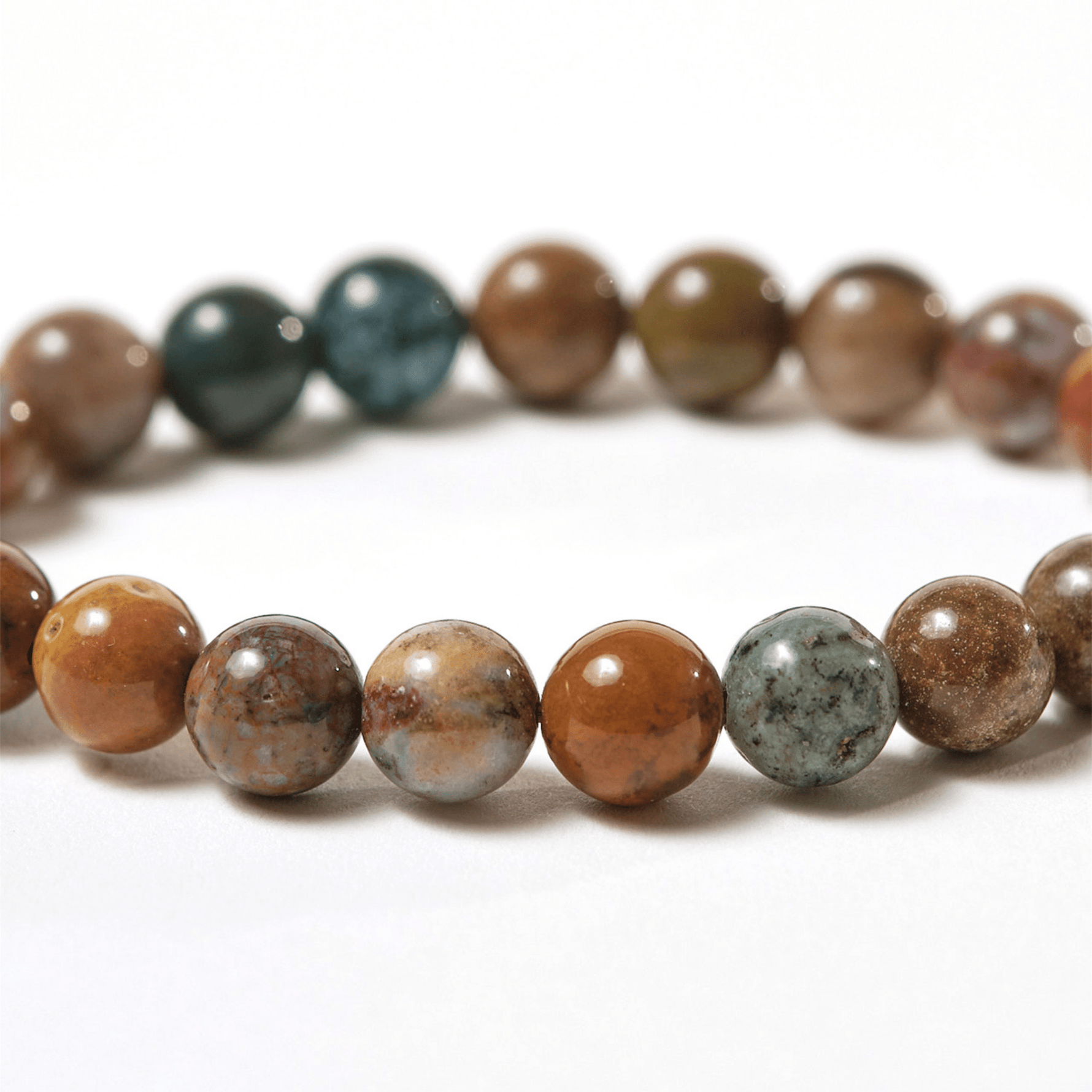 OCEAN JASPER LARGE | 8mm - WENDY KLEINERWENDY KLEINER