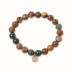 OCEAN JASPER LARGE | 8mm - WENDY KLEINERWENDY KLEINER