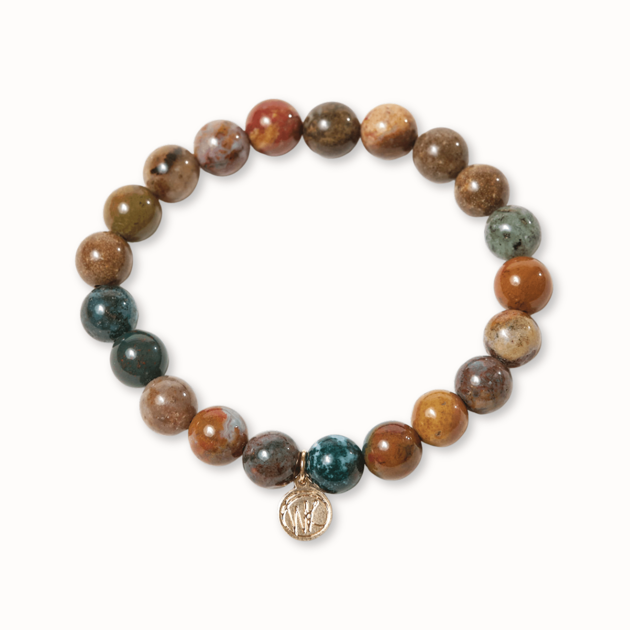 OCEAN JASPER LARGE | 8mm - WENDY KLEINERWENDY KLEINER
