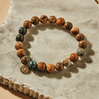 OCEAN JASPER LARGE | 8mm - WENDY KLEINERWENDY KLEINER