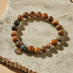 OCEAN JASPER LARGE | 8mm - WENDY KLEINERWENDY KLEINER