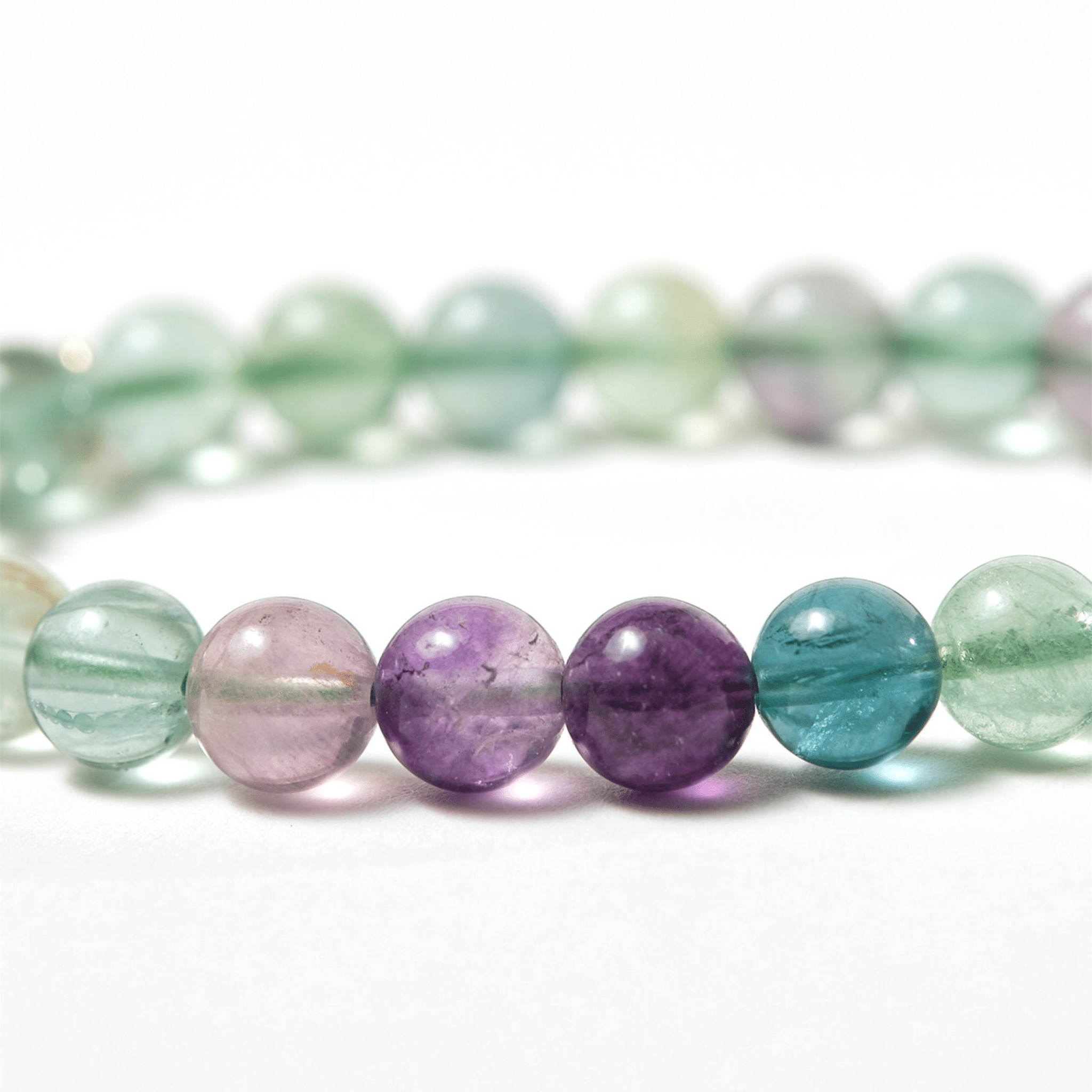RAINBOW FLUORITE LARGE | 8mm - WENDY KLEINERWENDY KLEINER